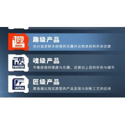 SEMBO 208039 CẤU TRÚC MÔ-ĐUN BA PHẦN CỦA TÀU SÂN BAY PHÚC KIẾN tỷ lệ 1:800 bộ đồ chơi xếp lắp ráp ghép mô hình Military Army Quân Sự Bộ Đội 1326 khối