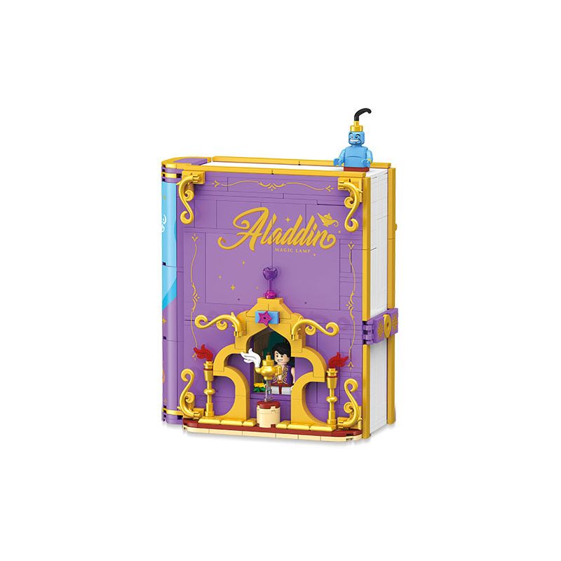JIESTAR JJ9054 9054 TRUYỆN CỔ TÍCH CÂY ĐÈN THẦN CỦA ALADDIN bộ đồ chơi xếp lắp ráp ghép mô hình ALADDIN & THE WONDERFUL LAMP 729 khối