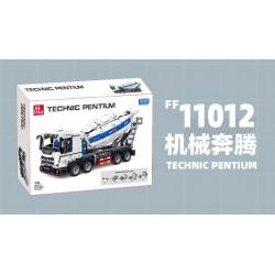 JIESTAR FF11012 11012 XE TRỘN BÊ TÔNG bộ đồ chơi xếp lắp ráp ghép mô hình Technic Kỹ Thuật Công Nghệ Cao Mô Hình Phương Tiện 2432 khối