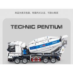 JIESTAR FF11012 11012 XE TRỘN BÊ TÔNG bộ đồ chơi xếp lắp ráp ghép mô hình Technic Kỹ Thuật Công Nghệ Cao Mô Hình Phương Tiện 2432 khối