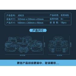 SMALL ANGLE JD023 NGÔI SAO THIẾT GIÁP HẠM TƯƠNG LAI bộ đồ chơi xếp lắp ráp ghép mô hình FUTURE BATTLESHIP 918 khối