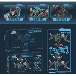 SMALL ANGLE JD024 NGÔI SAO MÁY BAY CHIẾN ĐẤU TRÊN KHÔNG TRONG TƯƠNG LAI bộ đồ chơi xếp lắp ráp ghép mô hình FUTURE BATTLESHIP 570 khối