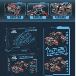 SMALL ANGLE JD025 NGÔI SAO CHIẾN ĐẤU TRONG TƯƠNG LAI bộ đồ chơi xếp lắp ráp ghép mô hình FUTURE BATTLESHIP 2262 khối