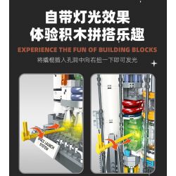 JIESTAR JJ9030 9030 PHƯƠNG TIỆN PHÓNG HỆ THỐNG VÀO KHÔNG GIAN bộ đồ chơi xếp lắp ráp ghép mô hình City CARRIER ROCKET SPACE LAUNCH SYSTEM Thành Phố 1055 khối