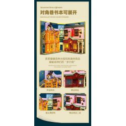 JIESTAR JJ9057 9057 CUỐN SÁCH HẺM CHÉO KỲ DIỆU bộ đồ chơi xếp lắp ráp ghép mô hình Harry Potter WIZARD WORLD MONMENT WHEEZES STORE & QUALITY SPORT SUPPLIES Chú Bé Phù Thủy 1940 khối