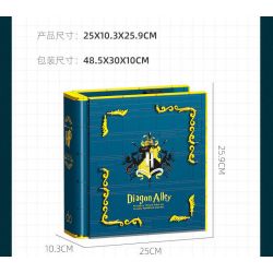 JIESTAR JJ9057 9057 CUỐN SÁCH HẺM CHÉO KỲ DIỆU bộ đồ chơi xếp lắp ráp ghép mô hình Harry Potter WIZARD WORLD MONMENT WHEEZES STORE & QUALITY SPORT SUPPLIES Chú Bé Phù Thủy 1940 khối