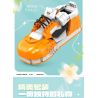 GULY 60512 CHẬU TRỒNG GIÀY THỜI THƯỢNG CHAOHUA CAM NGÔN bộ đồ chơi xếp lắp ráp ghép mô hình HIPSTER SHOE PLANT 836 khối
