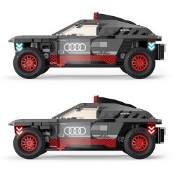 RASTAR 10120 XE AUDI RS Q E-TRON E2 DAKAR RALLY tỷ lệ 1:30 bộ đồ chơi xếp lắp ráp ghép mô hình Speed Champions Racing Cars Đua Xe Công Thức 376 khối