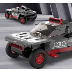 RASTAR 10120 XE AUDI RS Q E-TRON E2 DAKAR RALLY tỷ lệ 1:30 bộ đồ chơi xếp lắp ráp ghép mô hình Speed Champions Racing Cars Đua Xe Công Thức 376 khối