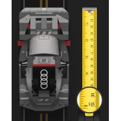 RASTAR 10120 XE AUDI RS Q E-TRON E2 DAKAR RALLY tỷ lệ 1:30 bộ đồ chơi xếp lắp ráp ghép mô hình Speed Champions Racing Cars Đua Xe Công Thức 376 khối