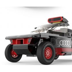 RASTAR 10120 XE AUDI RS Q E-TRON E2 DAKAR RALLY tỷ lệ 1:30 bộ đồ chơi xếp lắp ráp ghép mô hình Speed Champions Racing Cars Đua Xe Công Thức 376 khối