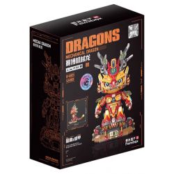 FEMIBOX S34003 34003 RỒNG CƠ KHÍ ĐIỆN TỬ bộ đồ chơi xếp lắp ráp ghép mô hình Creator DRAGONS Sáng Tạo
