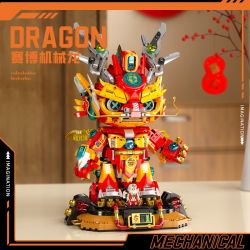 FEMIBOX S34003 34003 RỒNG CƠ KHÍ ĐIỆN TỬ bộ đồ chơi xếp lắp ráp ghép mô hình Creator DRAGONS Sáng Tạo
