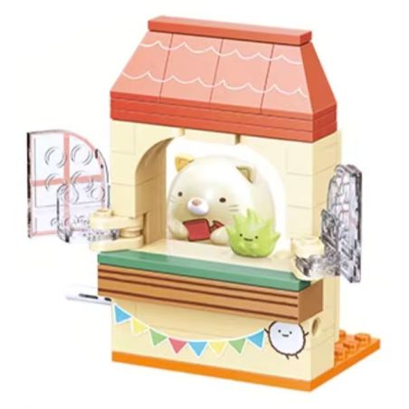 KEEPPLEY K21204 21204 BỆ CỬA SỔ GÓC CỦA BUDDY MÈO bộ đồ chơi xếp lắp ráp ghép mô hình Movie & Game Phim Và Trò Chơi