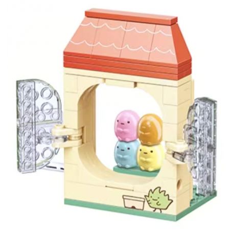 KEEPPLEY K21206 21206 BỆ CỬA SỔ GÓC CORNER FRIENDS TRÒN MÀU HỒNG bộ đồ chơi xếp lắp ráp ghép mô hình Movie & Game Phim Và Trò Chơi