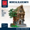 JMBRICKLAYER 30122 MorkModel 033031 Mork Model 033031 THỢ RÈN bộ đồ chơi xếp lắp ráp ghép mô hình Medieval Castle MEDIEVAL BLACKSMITH Chiến Tranh Trung Cổ 1991 khối