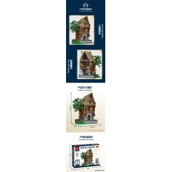 JMBRICKLAYER 30122 MorkModel 033031 Mork Model 033031 THỢ RÈN bộ đồ chơi xếp lắp ráp ghép mô hình Medieval Castle MEDIEVAL BLACKSMITH Chiến Tranh Trung Cổ 1991 khối