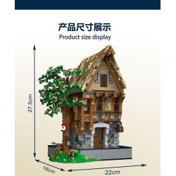 JMBRICKLAYER 30122 MorkModel 033031 Mork Model 033031 THỢ RÈN bộ đồ chơi xếp lắp ráp ghép mô hình Medieval Castle MEDIEVAL BLACKSMITH Chiến Tranh Trung Cổ 1991 khối