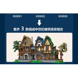 JMBRICKLAYER 30123 MorkModel 033032 Mork Model 033032 CỬA HÀNG MA THUẬT bộ đồ chơi xếp lắp ráp ghép mô hình Medieval Castle MEDIEVAL MAGICIAN Chiến Tranh Trung Cổ 2095 khối