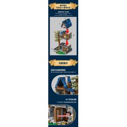 JMBRICKLAYER 30123 MorkModel 033032 Mork Model 033032 CỬA HÀNG MA THUẬT bộ đồ chơi xếp lắp ráp ghép mô hình Medieval Castle MEDIEVAL MAGICIAN Chiến Tranh Trung Cổ 2095 khối