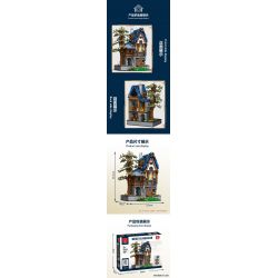 JMBRICKLAYER 30123 MorkModel 033032 Mork Model 033032 CỬA HÀNG MA THUẬT bộ đồ chơi xếp lắp ráp ghép mô hình Medieval Castle MEDIEVAL MAGICIAN Chiến Tranh Trung Cổ 2095 khối