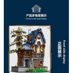 JMBRICKLAYER 30123 MorkModel 033032 Mork Model 033032 CỬA HÀNG MA THUẬT bộ đồ chơi xếp lắp ráp ghép mô hình Medieval Castle MEDIEVAL MAGICIAN Chiến Tranh Trung Cổ 2095 khối