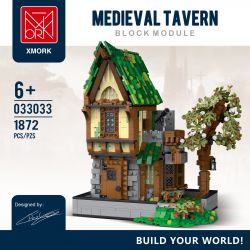 JMBRICKLAYER 30124 MorkModel 033033 Mork Model 033033 QUÁN RƯỢU bộ đồ chơi xếp lắp ráp ghép mô hình Medieval Castle MEDIEVAL TAVERN Chiến Tranh Trung Cổ 1872 khối