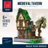 JMBRICKLAYER 30124 MorkModel 033033 Mork Model 033033 QUÁN RƯỢU bộ đồ chơi xếp lắp ráp ghép mô hình Medieval Castle MEDIEVAL TAVERN Chiến Tranh Trung Cổ 1872 khối