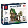 JMBRICKLAYER 30124 MorkModel 033033 Mork Model 033033 QUÁN RƯỢU bộ đồ chơi xếp lắp ráp ghép mô hình Medieval Castle MEDIEVAL TAVERN Chiến Tranh Trung Cổ 1872 khối