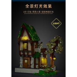 JMBRICKLAYER 30124 MorkModel 033033 Mork Model 033033 QUÁN RƯỢU bộ đồ chơi xếp lắp ráp ghép mô hình Medieval Castle MEDIEVAL TAVERN Chiến Tranh Trung Cổ 1872 khối