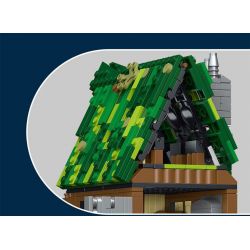 JMBRICKLAYER 30124 MorkModel 033033 Mork Model 033033 QUÁN RƯỢU bộ đồ chơi xếp lắp ráp ghép mô hình Medieval Castle MEDIEVAL TAVERN Chiến Tranh Trung Cổ 1872 khối