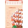 JAKI JK2908 2908 PHALAENOPSIS NGỌC TUYẾT bộ đồ chơi xếp lắp ráp ghép mô hình Creator Sáng Tạo