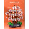 JAKI JK2908 2908 PHALAENOPSIS NGỌC TUYẾT bộ đồ chơi xếp lắp ráp ghép mô hình Creator Sáng Tạo