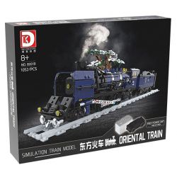 DK 80018 TÀU PHƯƠNG ĐÔNG bộ đồ chơi xếp lắp ráp ghép mô hình City ORIENTAL TRAIN Thành Phố 1052 khối