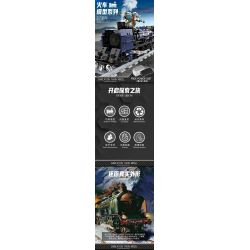 DK 80018 TÀU PHƯƠNG ĐÔNG bộ đồ chơi xếp lắp ráp ghép mô hình City ORIENTAL TRAIN Thành Phố 1052 khối