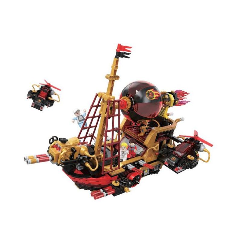 JIALE SPECIAL 55003 RA KHƠI THỜI ĐẠI NƯỚC TÀU CHIẾN ĐEN TỐI bộ đồ chơi xếp lắp ráp ghép mô hình DARK SHADOW BATTLESHIP 1085 khối