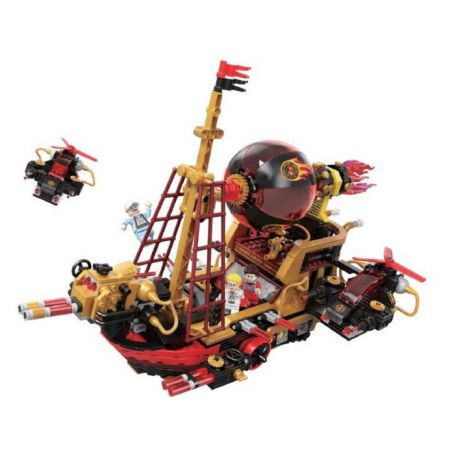 JIALE SPECIAL 55003 RA KHƠI THỜI ĐẠI NƯỚC TÀU CHIẾN ĐEN TỐI bộ đồ chơi xếp lắp ráp ghép mô hình DARK SHADOW BATTLESHIP 1085 khối