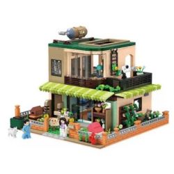 JIALE SPECIAL 61007 TÚP LỀU UMEDA bộ đồ chơi xếp lắp ráp ghép mô hình City Thành Phố 1577 khối