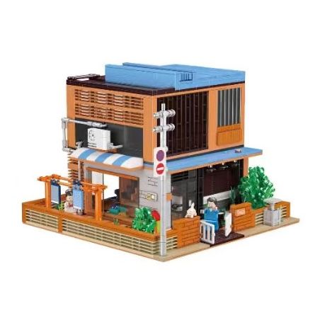 JIALE SPECIAL 61008 TÚP LỀU KYOTO bộ đồ chơi xếp lắp ráp ghép mô hình City Thành Phố 1535 khối