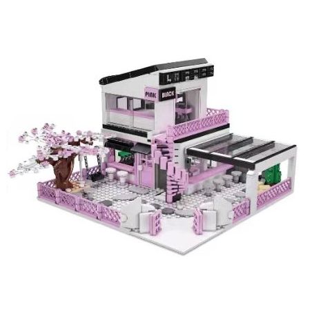 JIALE SPECIAL 61030 HOA ANH ĐÀO QUÁN CÀ PHÊ BẠN VÀ TÔI bộ đồ chơi xếp lắp ráp ghép mô hình City Thành Phố 1210 khối