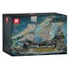 JMBRICKLAYER 40113 REOBRIX 66037 TÀU CƯỚP BIỂN NGƯỜI HÀ LAN BAY bộ đồ chơi xếp lắp ráp ghép mô hình Pirates Of The Caribbean THE FLYING DUTCHMAN Cướp Biển Vùng Caribe 5865 khối