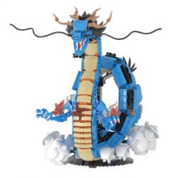 DK 5011 ONE PIECE DẠNG RỒNG XANH KAIDO bộ đồ chơi xếp lắp ráp ghép mô hình Movie & Game Phim Và Trò Chơi 1840 khối