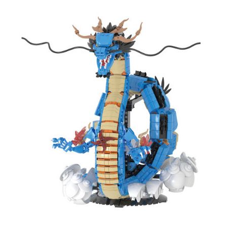 DK 5011 ONE PIECE DẠNG RỒNG XANH KAIDO bộ đồ chơi xếp lắp ráp ghép mô hình Movie & Game Phim Và Trò Chơi 1840 khối