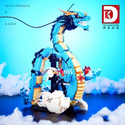 DK 5011 ONE PIECE DẠNG RỒNG XANH KAIDO bộ đồ chơi xếp lắp ráp ghép mô hình Movie & Game Phim Và Trò Chơi 1840 khối