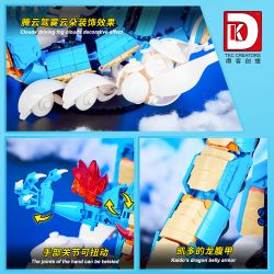 DK 5011 ONE PIECE DẠNG RỒNG XANH KAIDO bộ đồ chơi xếp lắp ráp ghép mô hình Movie & Game Phim Và Trò Chơi 1840 khối