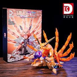 DK 5012 NARUTO KYUBI bộ đồ chơi xếp lắp ráp ghép mô hình Movie & Game Phim Và Trò Chơi 1480 khối
