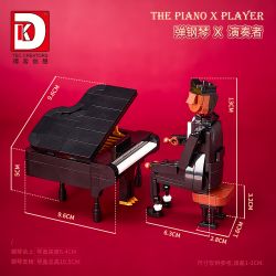 DK 5023 NGƯỜI BIỂU DIỄN bộ đồ chơi xếp lắp ráp ghép mô hình PERFORMER PYMPHONY 817 khối