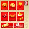 DK 5025 ĐỒ ĂN CỦA M bộ đồ chơi xếp lắp ráp ghép mô hình WESTERN FAST FOOD 827 khối