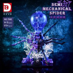DK 7040 NHỆN NGƯỜI MÁY bộ đồ chơi xếp lắp ráp ghép mô hình SEMI MECHANICAL SPIDER 573 khối
