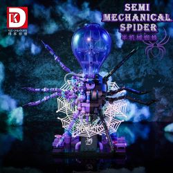 DK 7040 NHỆN NGƯỜI MÁY bộ đồ chơi xếp lắp ráp ghép mô hình SEMI MECHANICAL SPIDER 573 khối